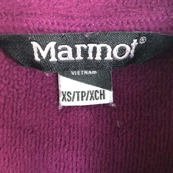 Marmot Womens Sirona Fleece Zip Up Hoodie in Nightshade/Plum - Picture 7 of 11
